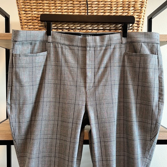 Banana Republic Sloan Plaid High-Rise Dress Pant Crop Trouser, 20 Short - Picture 2 of 11